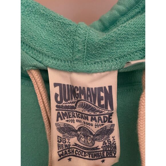 Jungmaven Maui Hoodie Mint Unisex Small - EUC - Discontinued Style (MSRP $156) - Picture 2 of 4